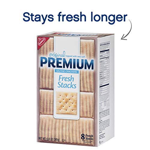 Premium Original Fresh Stacks Saltine Crackers, 13.6 Oz, 2 Pack