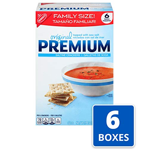 Premium Original Saltine Crackers, 6 - 24 Oz Boxes