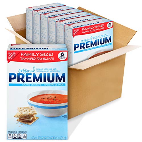 Premium Original Saltine Crackers, 6 - 24 Oz Boxes
