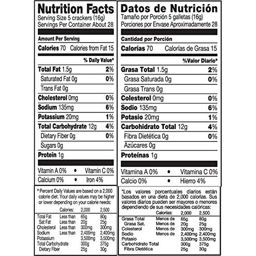 Premium Saltine Crackers, Original, 16-Ounce Box