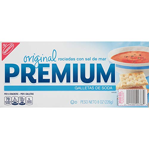 Premium Saltine Crackers Original, 8Oz Box