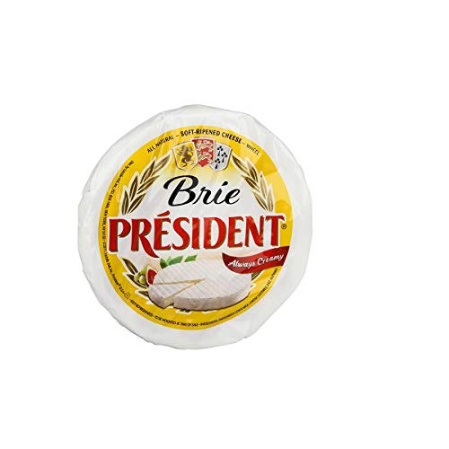 President Precious Plain X2 Brie Cheese, 2 Pound -- 2 Per Case.
