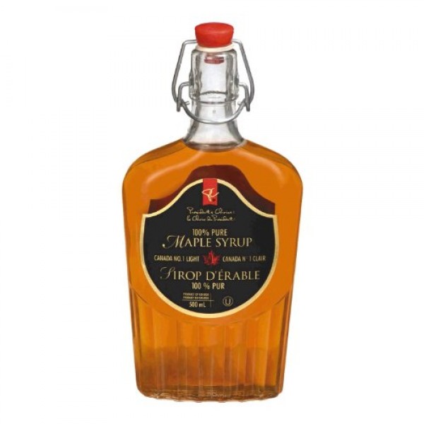 Glass Presidents Choice 100% Pure Syrup, Maple, 16.91 Ounce