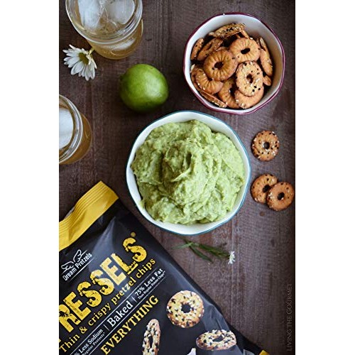 Pressels Baked Pretzel Chips [Everything], Mini Seasoned Pretzel