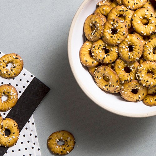 Pressels Baked Pretzel Chips [Everything], Mini Seasoned Pretzel