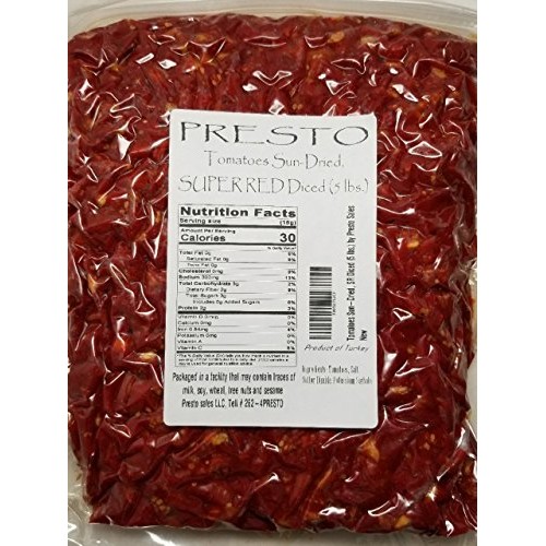 Tomatoes Sun-Dried, Super Redfresh And Delicious Diced 5 Lbs.