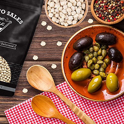 Chickpeas, White roasted salted Tasty Snack, Plant-Based Protein...
