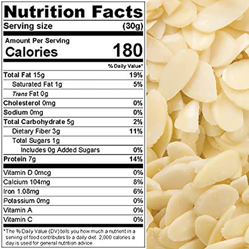 Presto Sales Raw Blanched Sliced Almonds NEW FRESH January 2023 ...