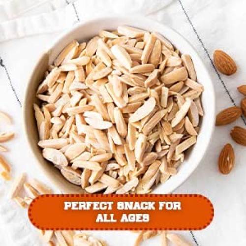 Presto Sales Slivered Dry roasted Unsalted Almonds, 16 oz. | Hig...