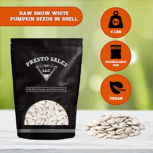 Pumpkin Seeds, Raw In shell Snow white, Oil Free, Healthy Snack,...