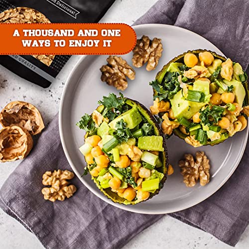 Walnuts, FRESH N TASTY LIGHT Halves and Pieces Raw, Low-Carb,...