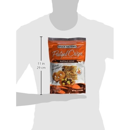 Snack Factory Pretzel Crisp Bfflo Wng 7.2 Oz Pack Of 4