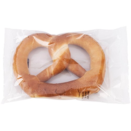 Pretzelhaus Bakery Authentic Bavarian Plain Soft Pretzel, Pack O