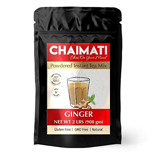 ChaiMati - Ginger Chai Latte - Powdered Instant Tea Premix, 2 Po...
