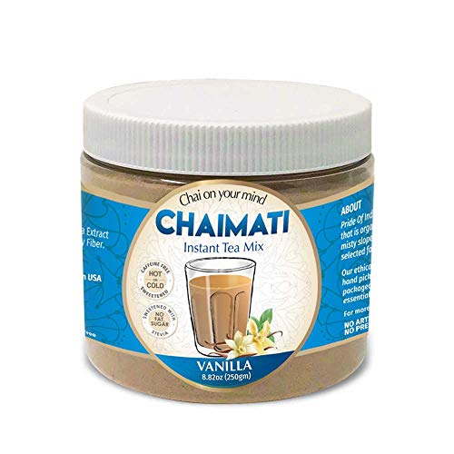 ChaiMati - Vanilla Chai Latte | Powdered Instant Tea Mix 8.8oz/2...
