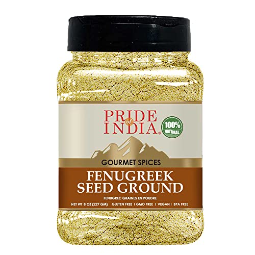 Pride Of India - Organic Fenugreek Seed Ground - 24 Oz 680 Gm