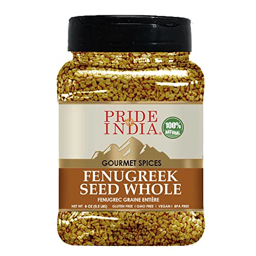 Pride Of India - Organic Fenugreek Seed Whole - 18 Oz 510 Gm L