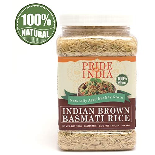 Pride Of India - Extra Long Brown Basmati Rice - Naturally Aged