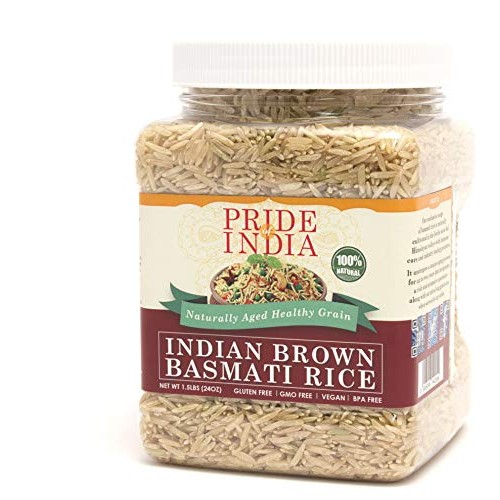 Pride Of India - Extra Long Brown Basmati Rice - Naturally Aged