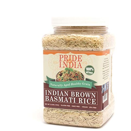 Pride Of India - Extra Long Brown Basmati Rice - Naturally Aged