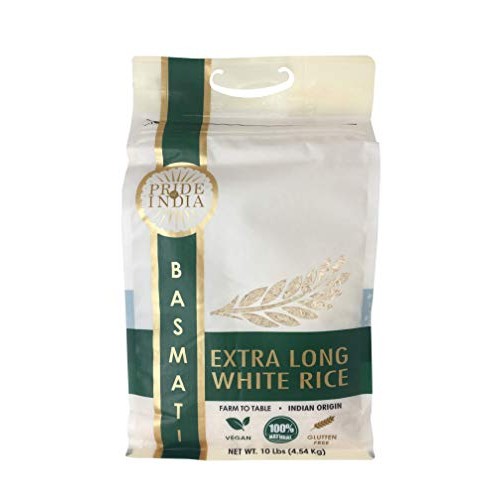 Pride Of India - Extra Long Indian Premium White Basmati Rice, 1
