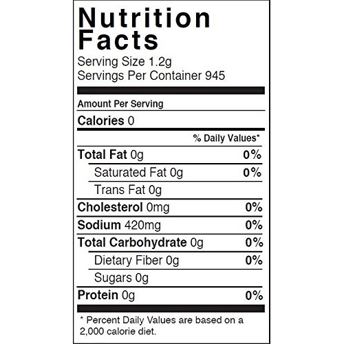 Pride Of India - Himalayan Black Rock Salt - Coarse Grind, 2.2 P