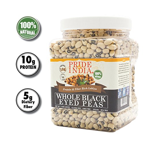 Pride Of India - Indian Whole Black Eyed Peas - Protein &Amp; Fiber
