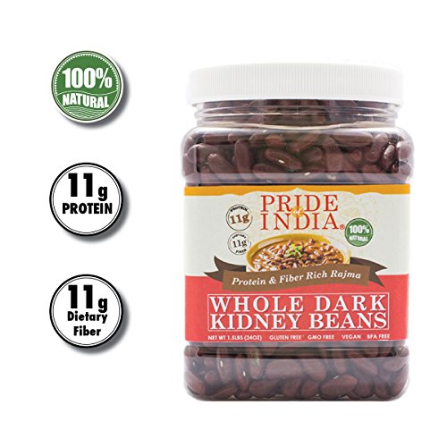 Pride Of India - Indian Whole Dark Kidney Beans - Protein &Amp; Fibe