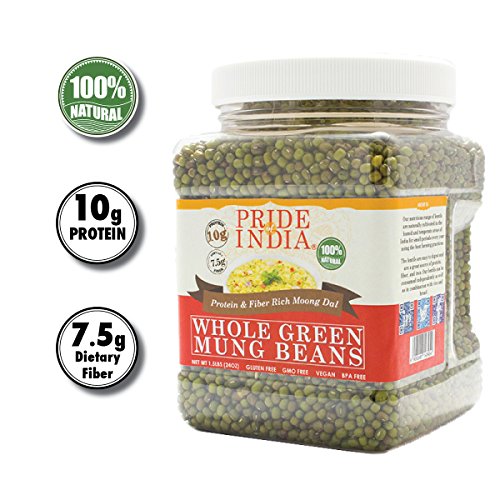 Pride Of India - Indian Whole Green Mung Gram - Protein &Amp; Fiber