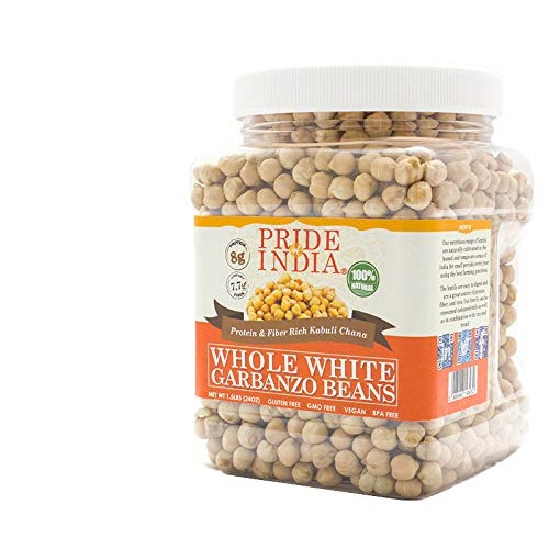Pride Of India - Indian Whole White Garbanzo Beans 10Mm - Protei