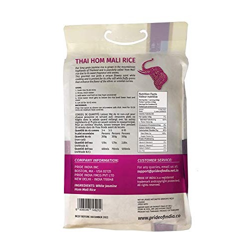 Pride Of India - Long Grain Premium Thai Hom Mali Jasmine Rice,