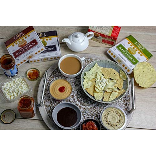 Pride Of India - Mung Bean Plain Papadum Lentil Crisp, 10 Count