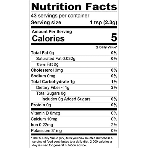 Pride Of India- Organic Black Pepper Ground - 8 Oz 227Gm Large