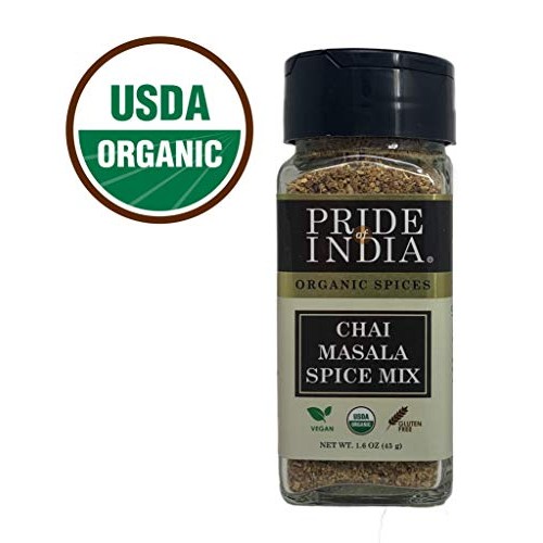 Pride Of India - Organic Chai Masala Mulling Spice Mix - 1.6Oz