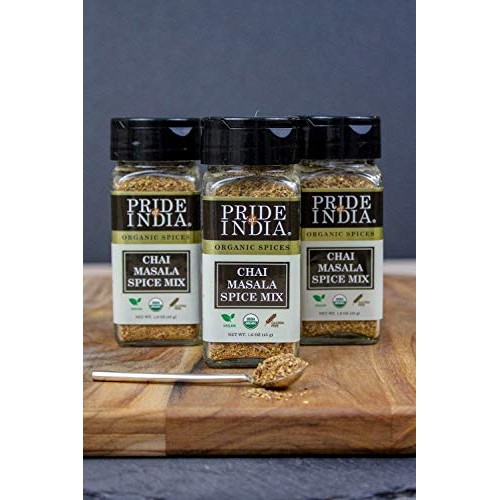 Pride Of India - Organic Chai Masala Mulling Spice Mix - 1.6Oz