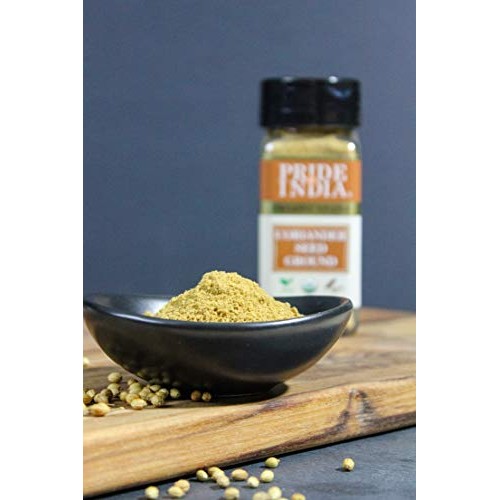 Pride Of India - Organic Coriander Seed Ground, 2.6 Oz 73 Gm S