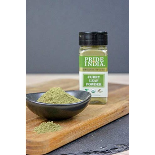 Pride Of India - Organic Curry Leaf Powder Ground - 1.3 Oz 36.9