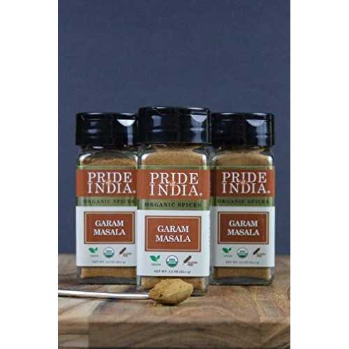 Pride Of India -Organic Garam Masala Ground, 2.2 Oz 62 Gm Dual