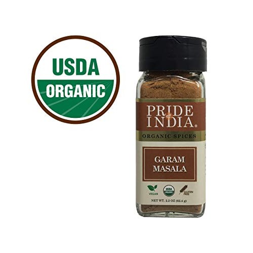 Pride Of India -Organic Garam Masala Ground, 2.2 Oz 62 Gm Dual