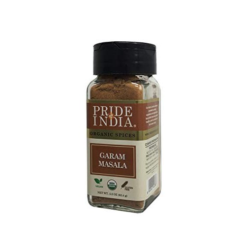 Pride Of India -Organic Garam Masala Ground, 2.2 Oz 62 Gm Dual