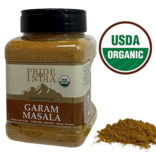 Pride Of India - Organic Garam Masala Ground - 8 Oz 227 Gm Lar