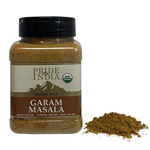Pride Of India - Organic Garam Masala Ground - 8 Oz 227 Gm Lar