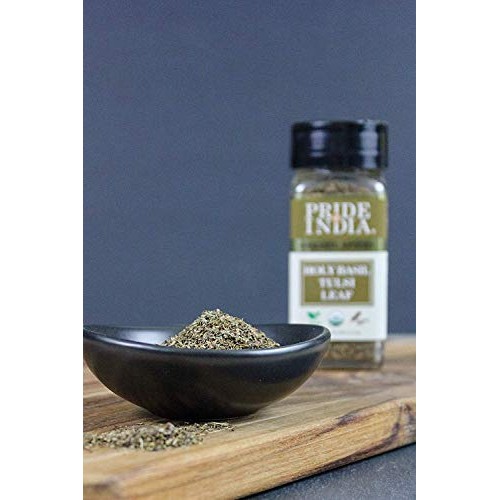 Pride Of India- Organic Sweet Holy Basil Leaf, 0.4Oz 11.3Gms D