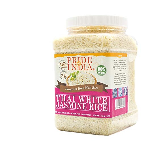 Pride Of India - Thai White Jasmine Rice - Fragrant Hom Mali Ric