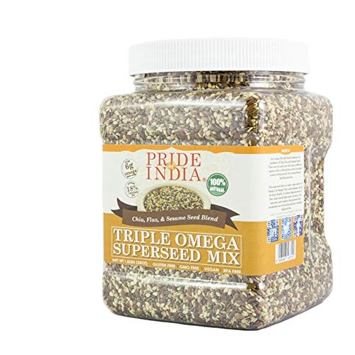 Pride Of India - Triple Omega Superseed Mix - Protein, Fiber, Ca