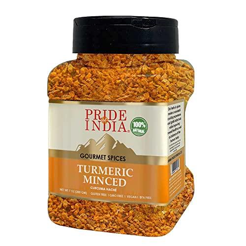 Pride of India – Turmeric Minced Whole – Gourmet Spice – Curcumi...