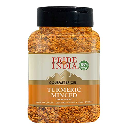 Pride of India – Turmeric Minced Whole – Gourmet Spice – Curcumi...