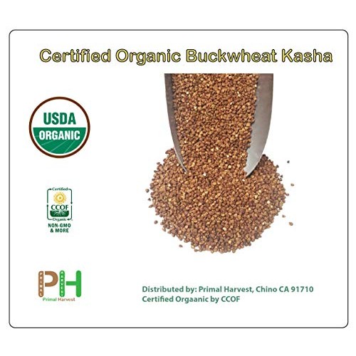 Organic Buckwheat Kasha -Toasted-Non-Gmo, Vegan, Bulk Hulled 3Lb