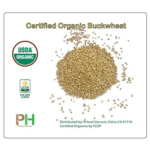 Usa Grown Hulled Organic Buckwheat Groats,Non-Gmo, Raw, Vegan, B