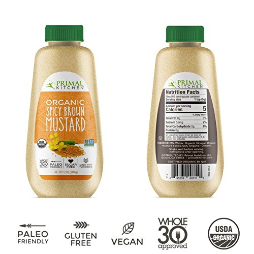Two Pack - Primal Kitchen - Mustard - Organic Spicy Brown - Non